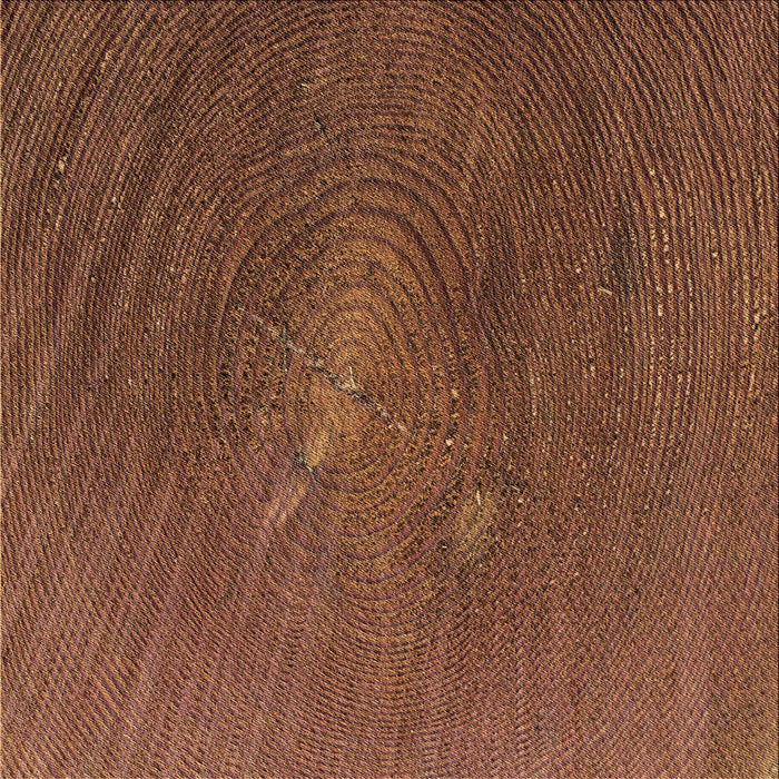 Round Machine Washable Transitional Vermilion Red Rug, wshpat2621brn