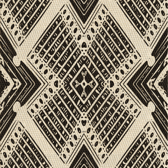 Patterned Khaki Gold Rug, pat2622brn