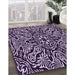 Machine Washable Transitional Bright Lilac Purple Rug in a Family Room, wshpat2623pur