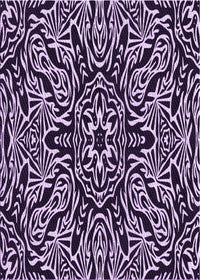 Machine Washable Transitional Bright Lilac Purple Rug, wshpat2623pur