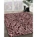 Machine Washable Transitional Night Red Rug in a Family Room, wshpat2623rd