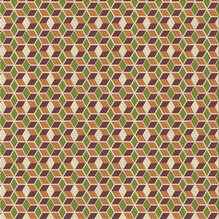 Round Machine Washable Transitional Red Rug, wshpat2624brn