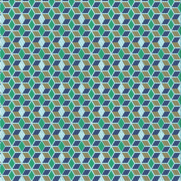 Round Machine Washable Transitional Turquoise Green Rug, wshpat2624lblu