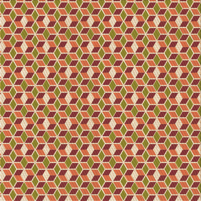 Round Patterned Brown Sand Brown Rug, pat2624org