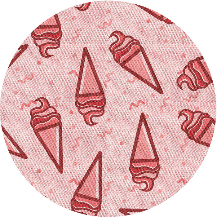 Square Machine Washable Transitional Red Rug in a Living Room, wshpat2625rd