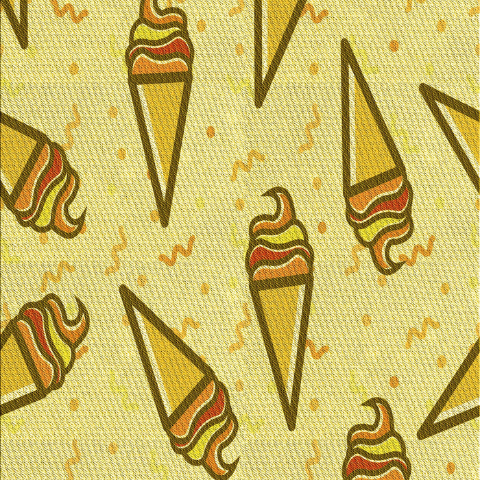 Machine Washable Transitional Caramel Brown Rug, wshpat2625yw