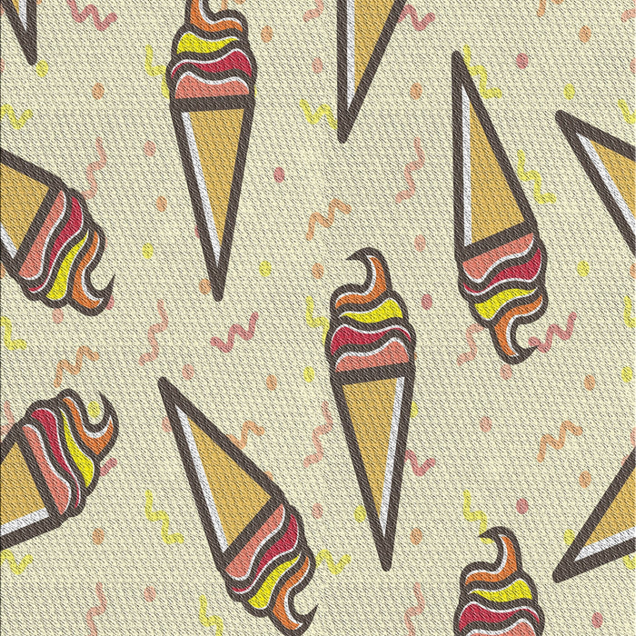 Patterned Brown Novelty Rug, pat2625