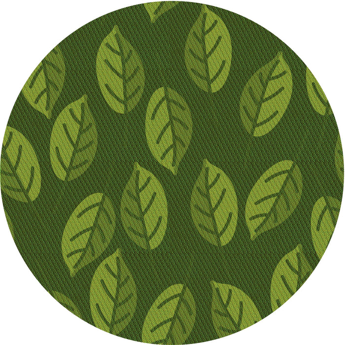 Square Patterned Dark Forest Green Rug, pat2626grn