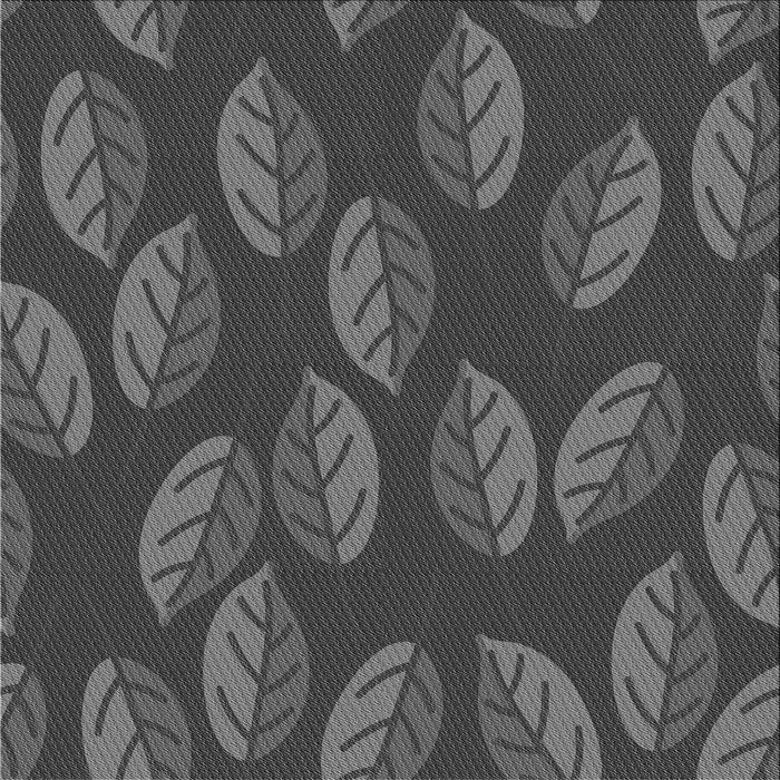 Round Patterned Dark Gray Black Rug, pat2626gry