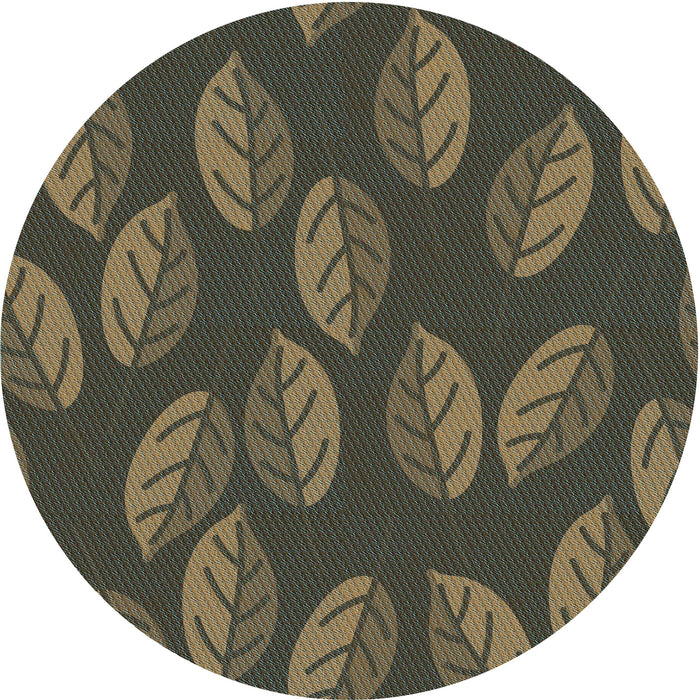 Square Patterned Milk Chocolate Brown Rug, pat2626lblu