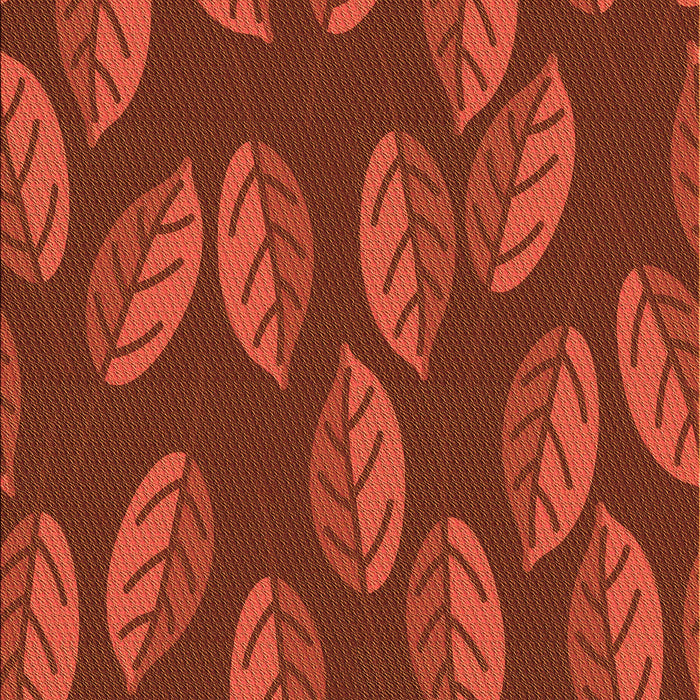 Patterned Orange Red Orange Rug, pat2626org