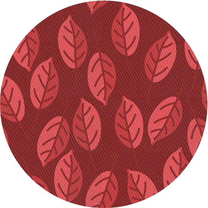 Square Patterned Red Rug, pat2626rd