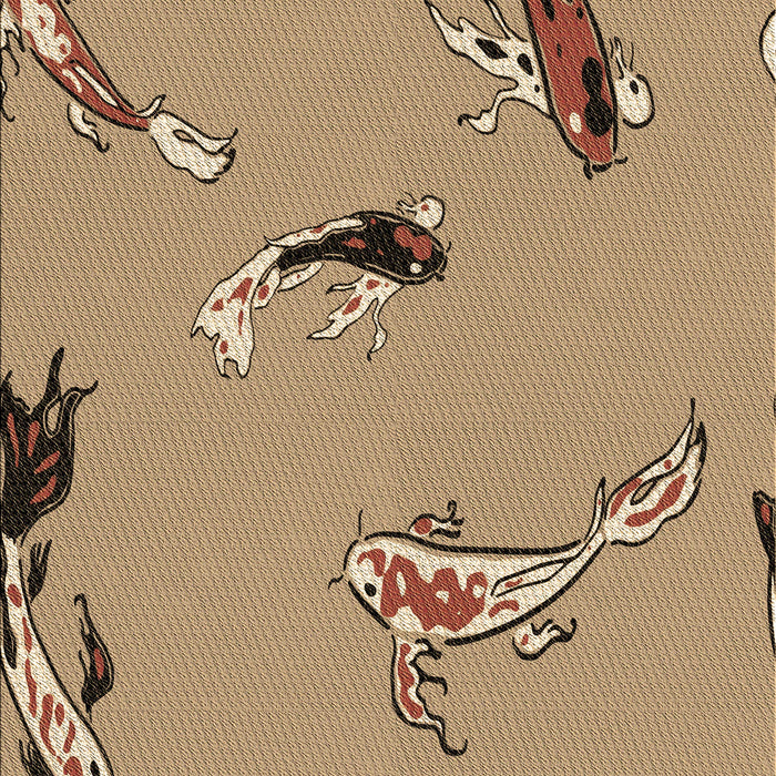 Machine Washable Transitional Brown Sand Brown Rug, wshpat2627brn