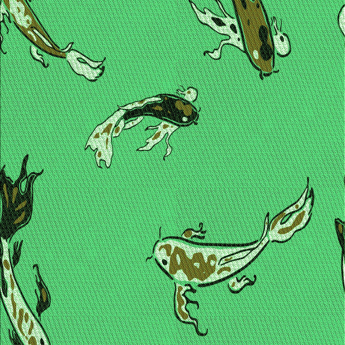 Patterned Neon Green Rug, pat2627grn