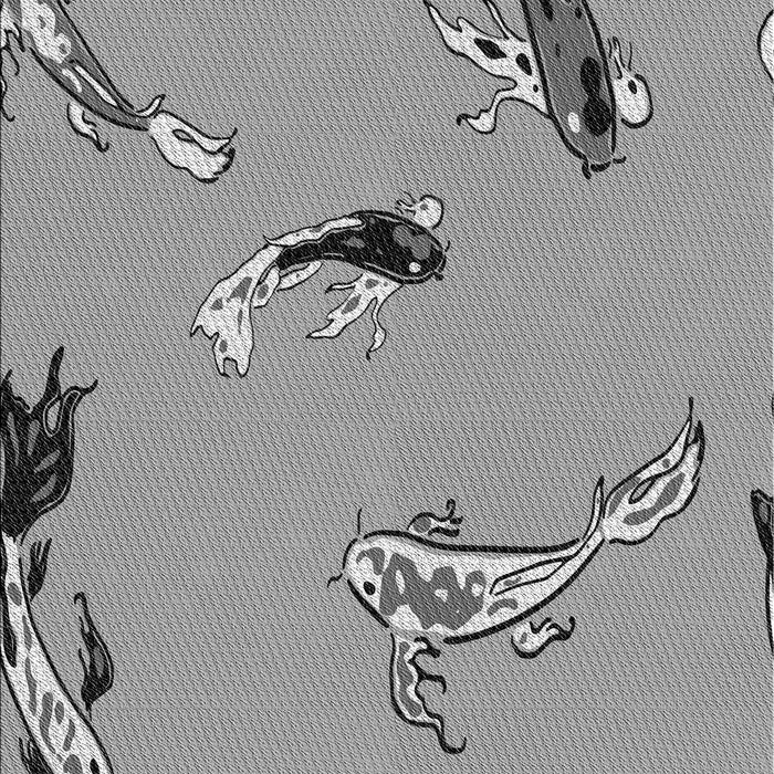 Patterned Cloud Gray Rug, pat2627gry