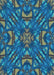 Machine Washable Transitional Blue Rug, wshpat2628lblu