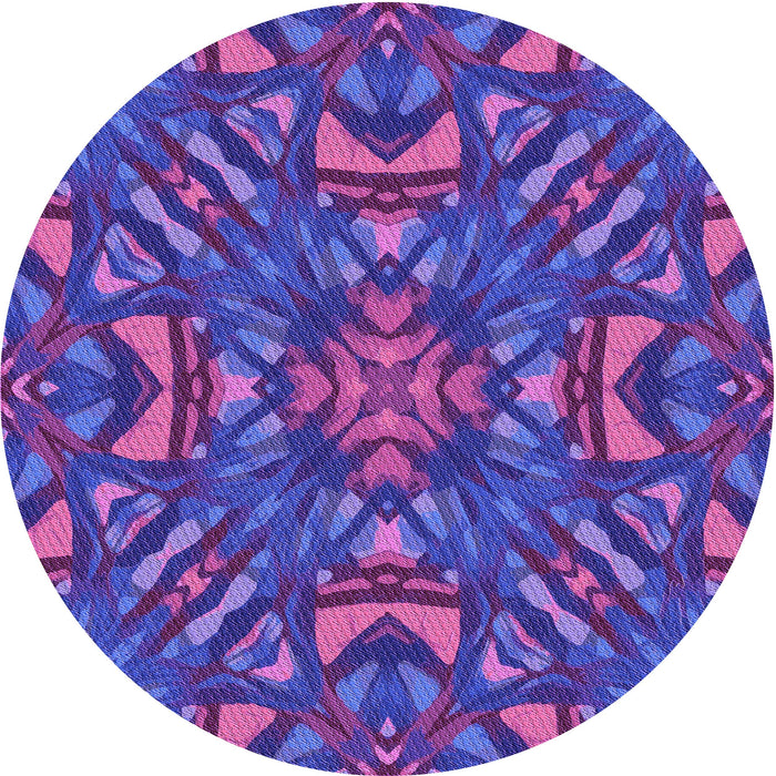 Square Machine Washable Transitional Amethyst Purple Rug in a Living Room, wshpat2628pur