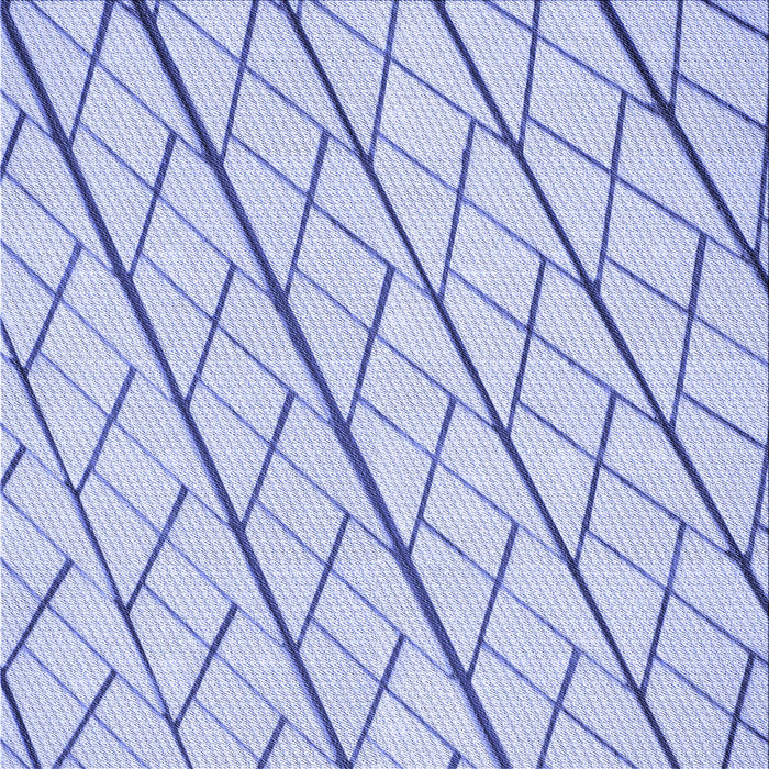 Round Patterned Blue Rug, pat2629blu