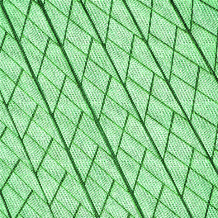 Round Patterned Jade Green Rug, pat2629grn