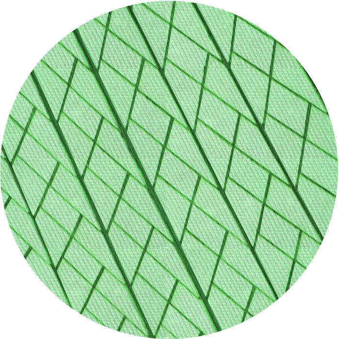 Square Patterned Jade Green Rug, pat2629grn