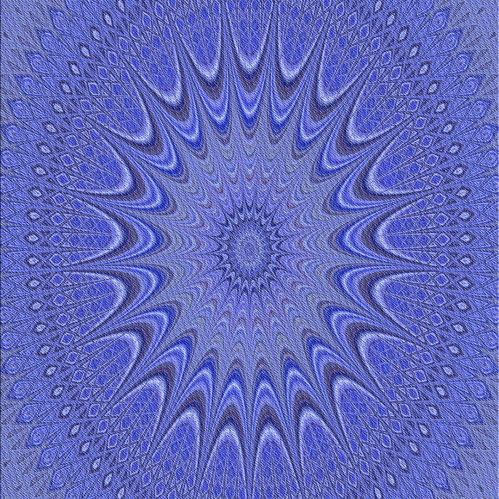 Patterned Sky Blue Rug, pat263blu