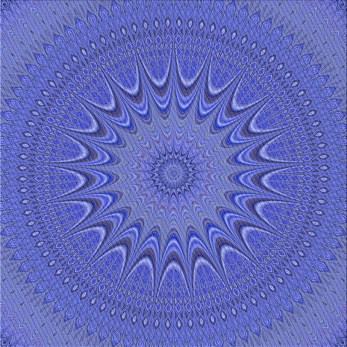 Round Machine Washable Transitional Sky Blue Rug, wshpat263blu