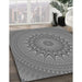 Machine Washable Transitional Carbon Gray Rug in a Family Room, wshpat263gry