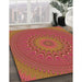 Machine Washable Transitional Crimson Red Rug in a Family Room, wshpat263org