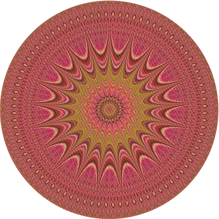 Square Machine Washable Transitional Crimson Red Rug in a Living Room, wshpat263org