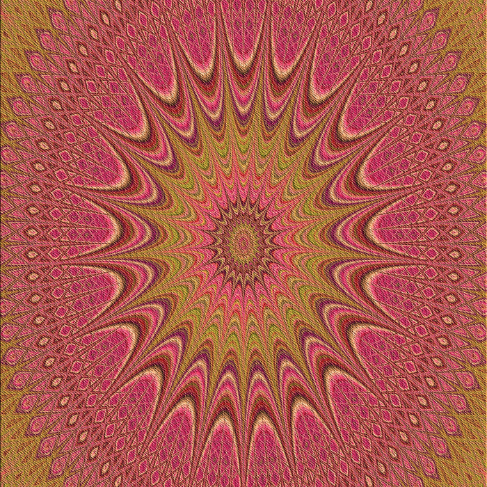 Patterned Crimson Red Rug, pat263org