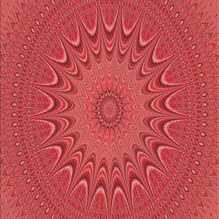 Patterned Red Rug, pat263rd