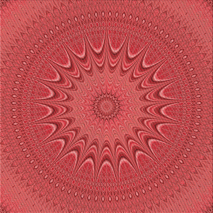 Round Machine Washable Transitional Red Rug, wshpat263rd