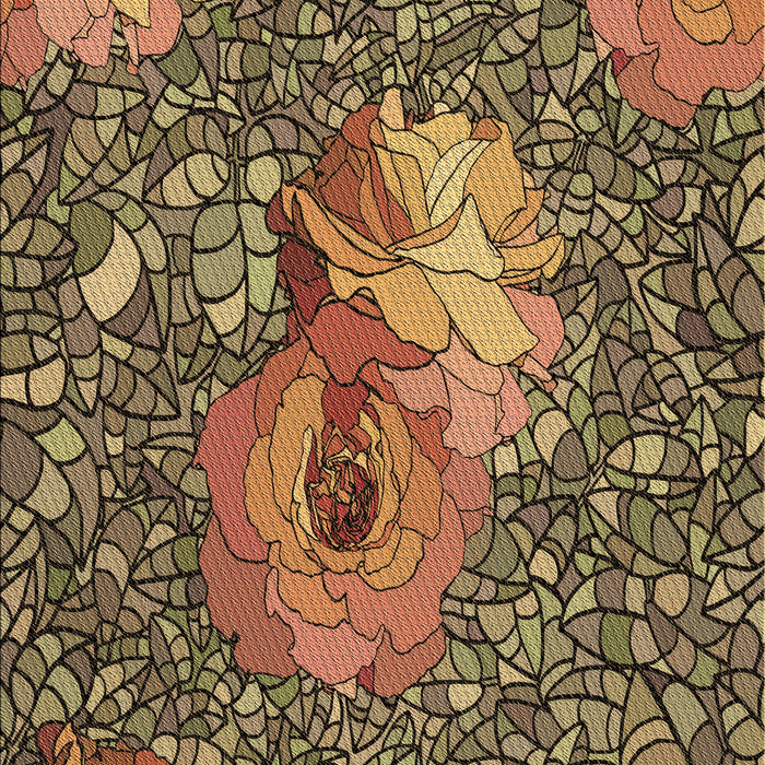 Machine Washable Transitional Red Brown Rug, wshpat2630brn