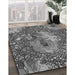 Machine Washable Transitional Dark Gray Rug in a Family Room, wshpat2630gry