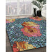 Machine Washable Transitional Bakers Brown Rug in a Family Room, wshpat2630