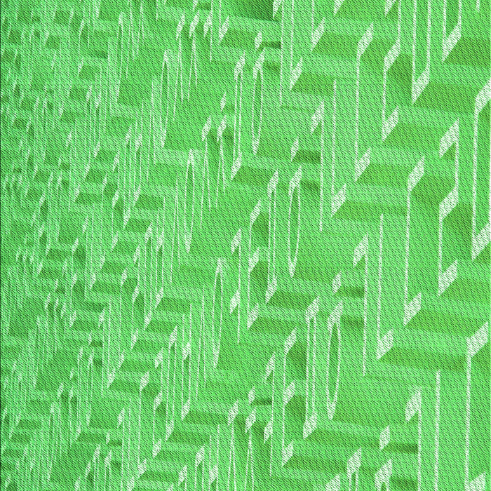 Machine Washable Transitional Neon Green Rug, wshpat2631grn