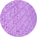 Square Patterned Violet Purple Rug, pat2631pur