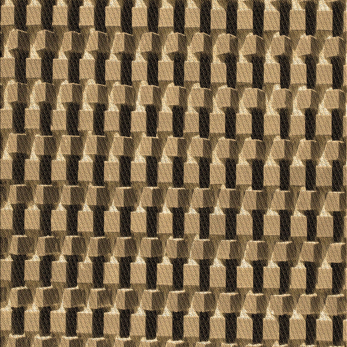 Patterned Bakers Brown Rug, pat2632brn