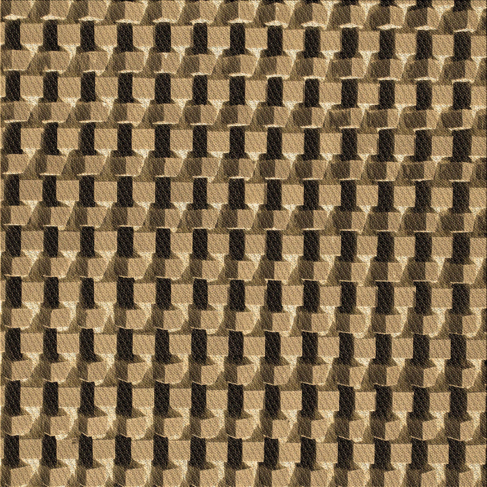 Round Patterned Bakers Brown Rug, pat2632brn