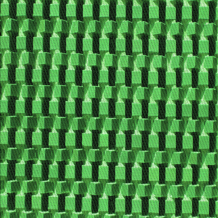 Patterned Deep Emerald Green Rug, pat2632grn