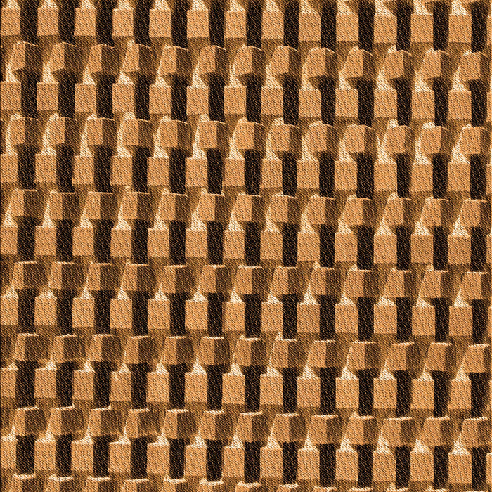 Patterned Red Brown Rug, pat2632org