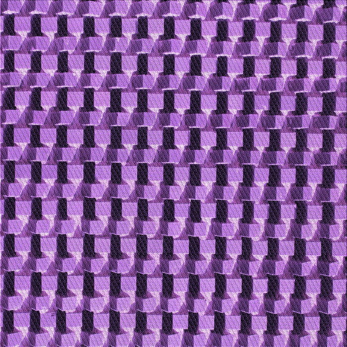 Round Patterned Purple Rug, pat2632pur