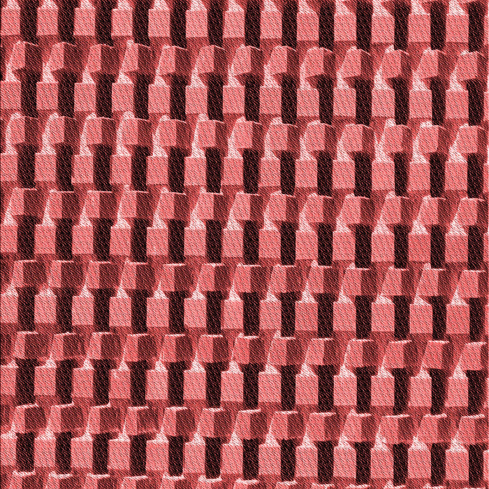 Patterned Cranberry Red Rug, pat2632rd