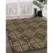 Patterned Peru Brown Rug in Family Room, pat2633brn