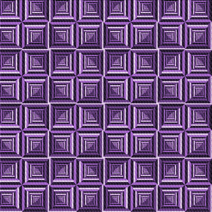 Round Patterned Purple Rug, pat2633pur