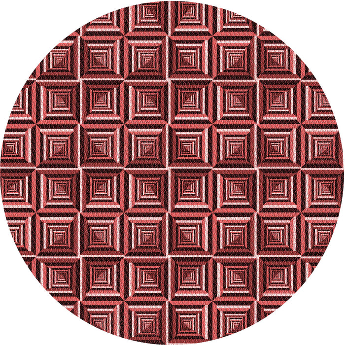 Square Machine Washable Transitional Maroon Red Rug in a Living Room, wshpat2633rd