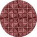 Square Machine Washable Transitional Maroon Red Rug in a Living Room, wshpat2633rd