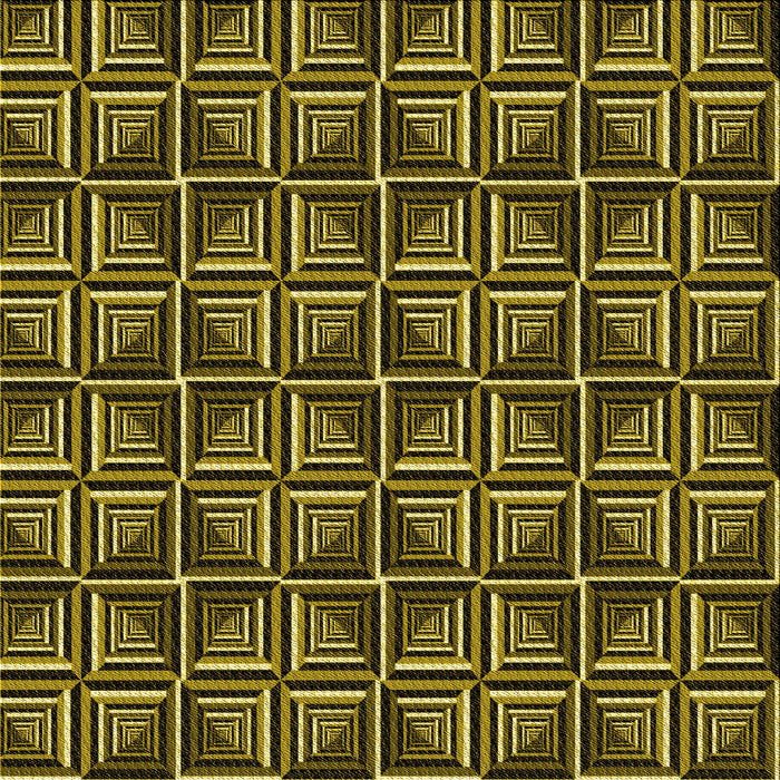 Round Patterned Black Brown Rug, pat2633yw