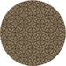 Square Patterned Metallic Gold Rug, pat2634brn