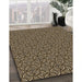 Machine Washable Transitional Metallic Gold Rug in a Family Room, wshpat2634brn